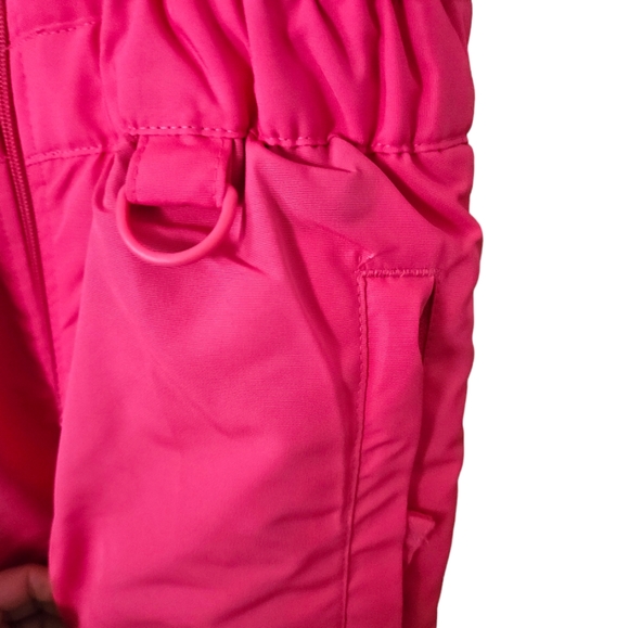 Pink Ski Overalls/Snowbibs, Size Large (10/12) - Picture 4 of 8